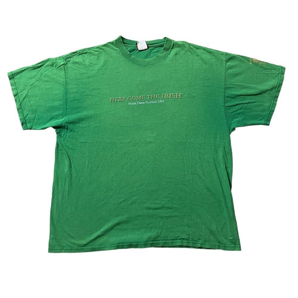 Vintage Notre Dame Tee Distressed